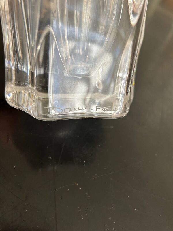 vase en cristal Daum
