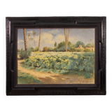 Paysage signé Armando Bezzi années 1920