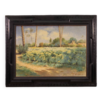 Paysage signé Armando Bezzi années 1920
