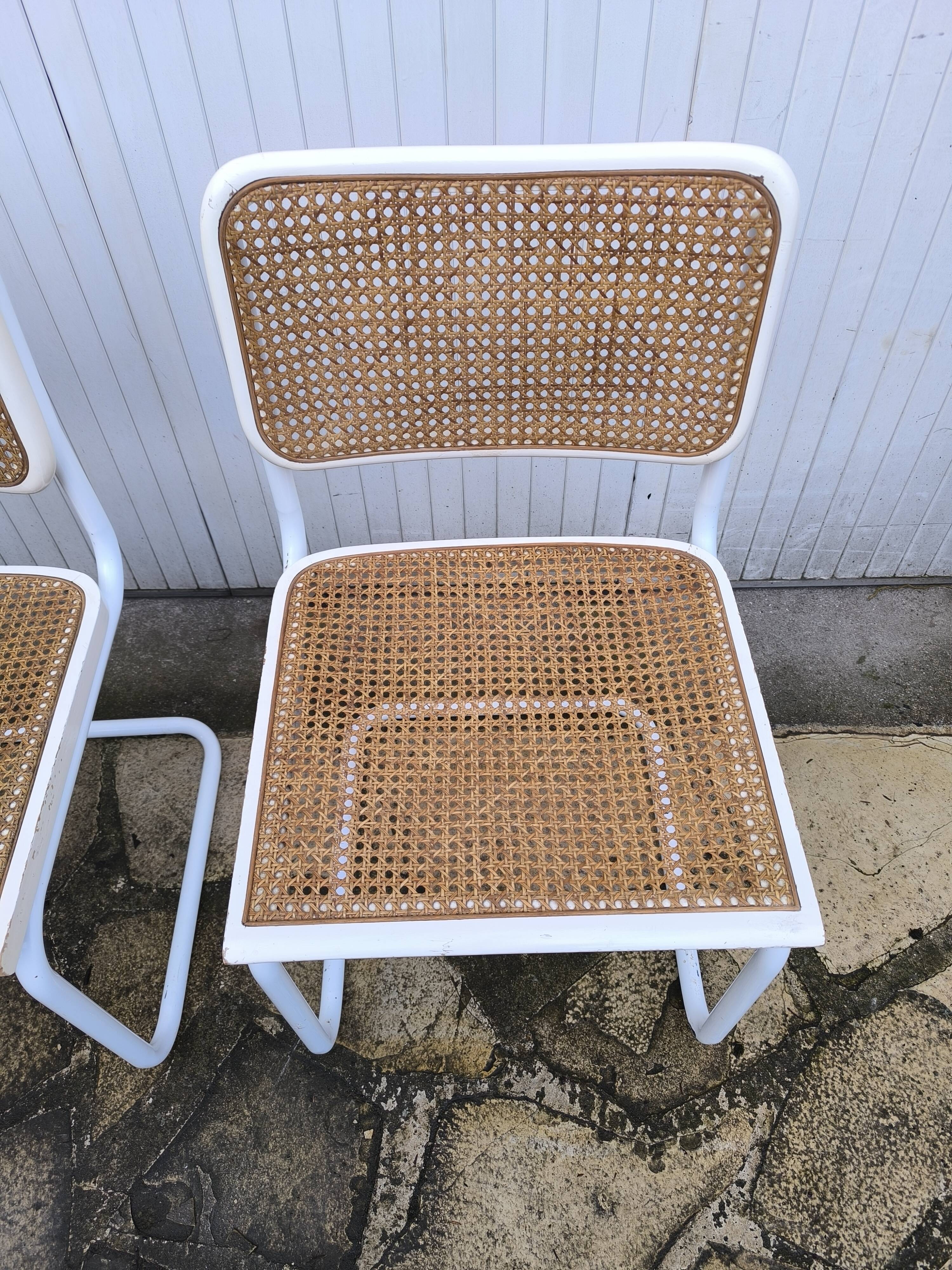 Pair of B32 chairs by Marcel Breuer