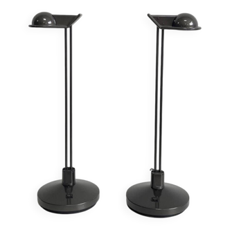 Lot de deux lampes de bureau, modèle Anade, par Josep Llusca pour Metalarte, Espagne, années 1980