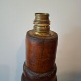 Wooden lamp base