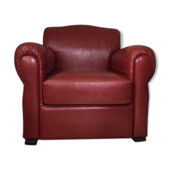 Fauteuil club en cuir