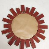 Espejo sol de madera. Spain, 1960s.