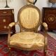 Fauteuil cabriolet de style Louis XVI époque Napoleon III