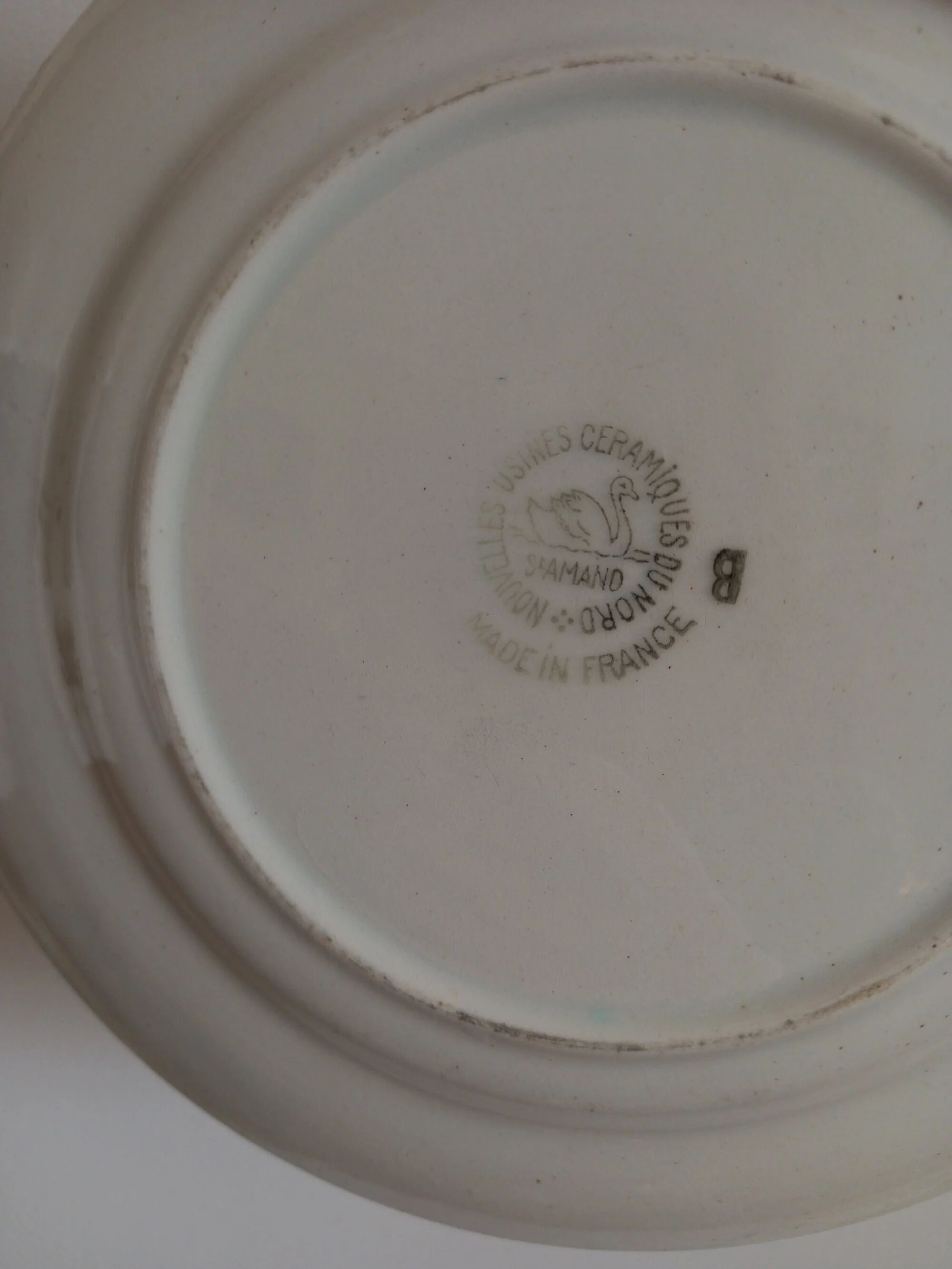 12 dessert plates Saint-Amand