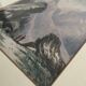 Original watercolour painting "Animated Mountain Landscape" Switzerland? + frame