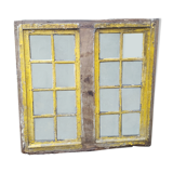 Window with 2 leaves and frame