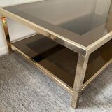 Belgo Chrom fine gold 23ct coffee table from the 70s