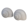 Set of Sculpted Ceramic Salt and Pepper Shakers