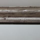 Louis Philipe silver mirror - Large vintage mirror. 71x114cm