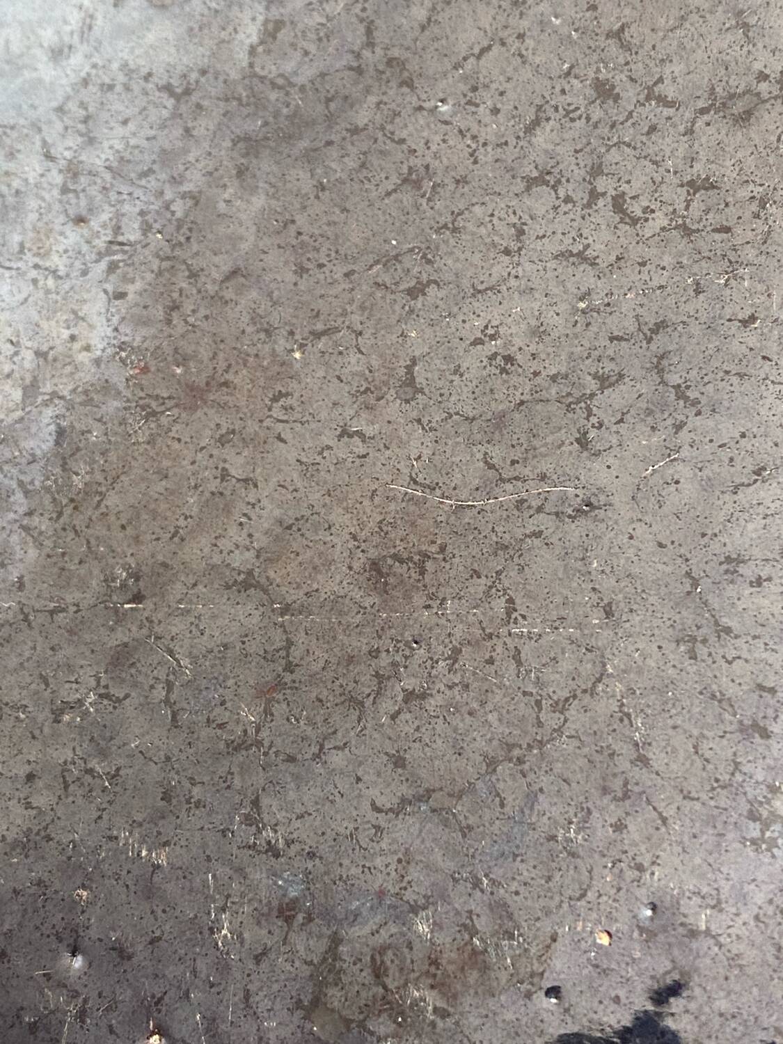 Round iridescent ceramic dish Vallauris