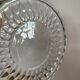 Ensemble cristal Val St Lambert plateau et 2 dessous de bouteille 