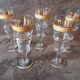 Lot de 5 verres digestif  vintage