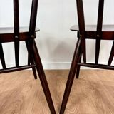 Czechoslovakian style bistro chairs from the 60s