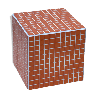 Cube end of sofa