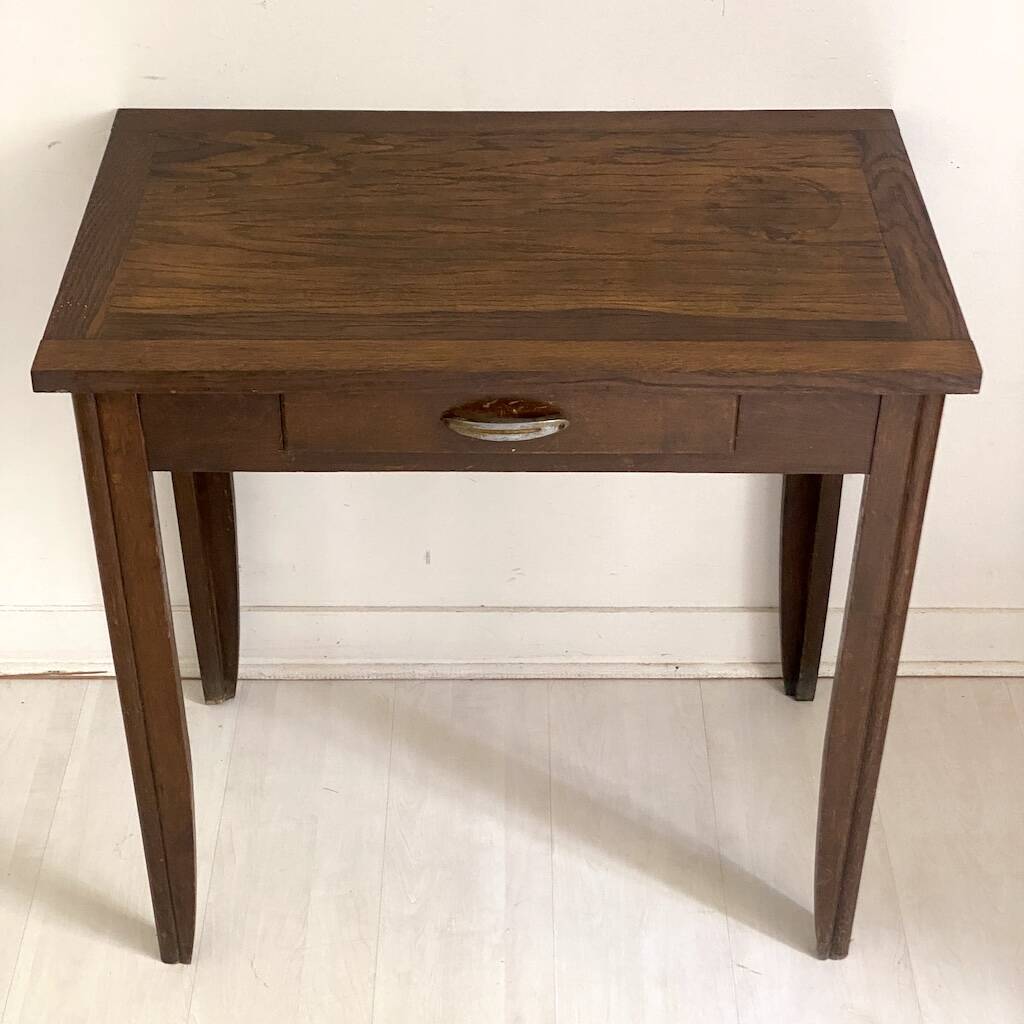 Small desk or vintage side table from the 1950s.