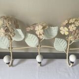 Hydrangea coat rack