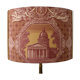 Jouy fabric lampshades with the "Monuments of Paris" pattern.