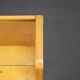 Ensemble de tables de chevet et commode avec étagère en verre des années 1960, Tchécoslovaquie