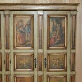 Vintage Italian oak wardrobe