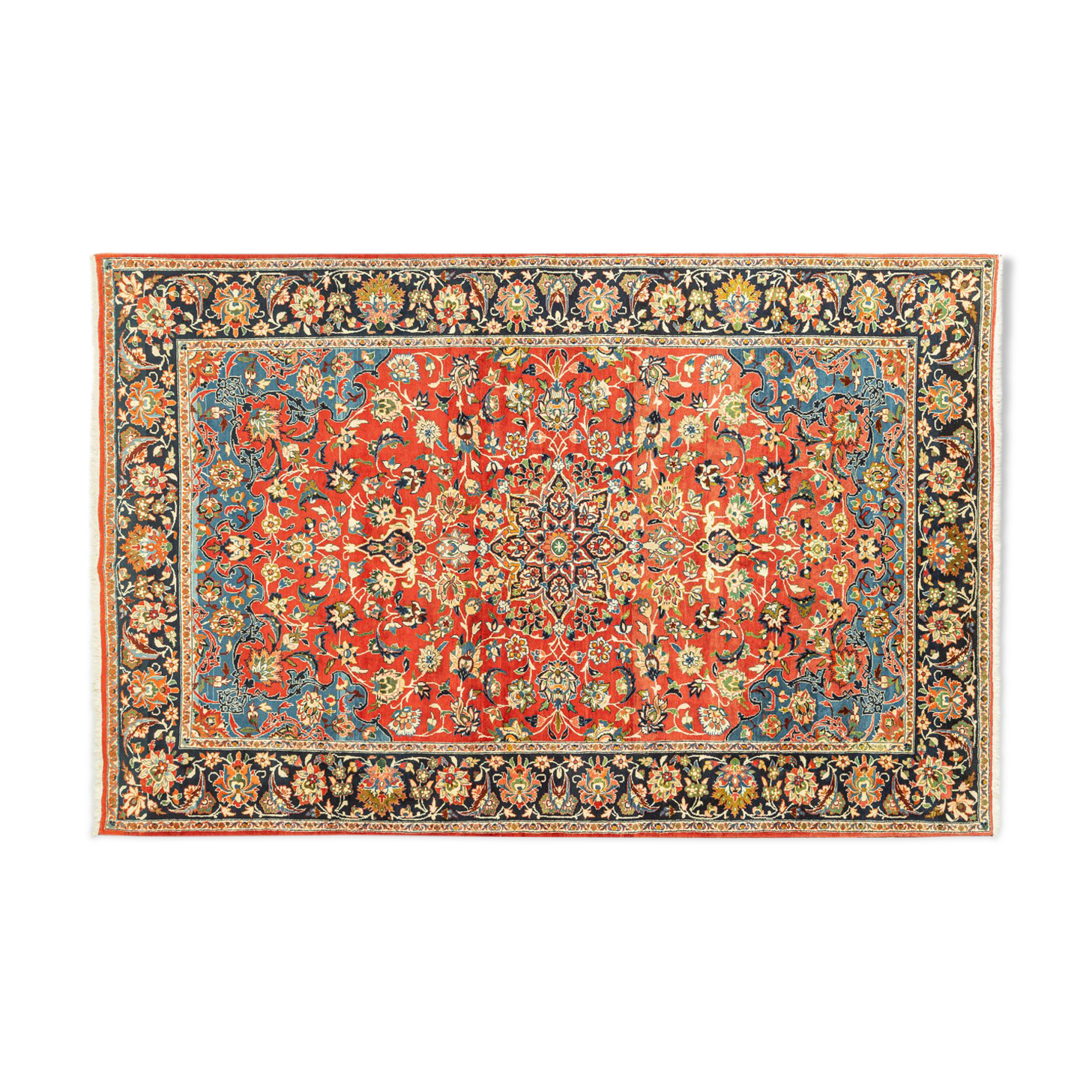 1960s Keshan carpet 386x245cm