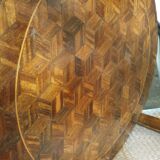 Side table louis xv in marquetry