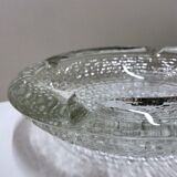 Old glass ashtray