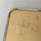 Miroir de barbier vintage 30x24