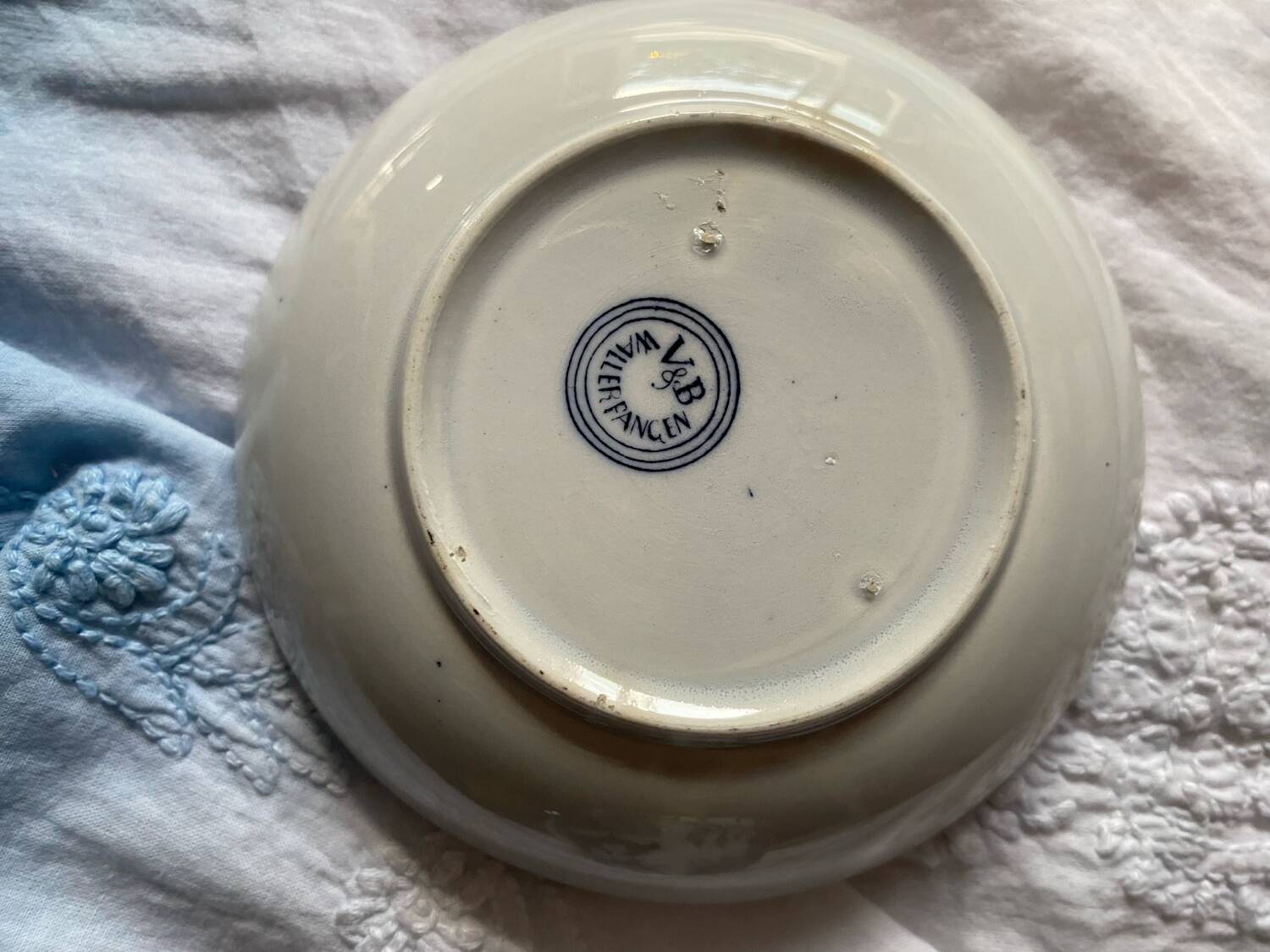 Old Villeroy and Boch cup with Japanese motifs