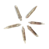 Set of 6 crystal knife rests Cristallerie Vannes