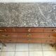 Commode Louis XVI estampillée Bircklé acajou moucheté