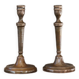 Pair of 18th century candlesticks