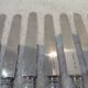12 fruit knives 950 silver Minerva Louis XVI style wheat ear Turron