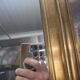 Louis Philippe style gilded mirror, mid-20th century, bevelled mirror.
