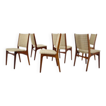1960s Johannes Andersen Dining Chairs, set of 6, Denmark