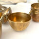 Brass Punch Bowl Set with 12 Cups, Ladle – French Vintage Mid-Century