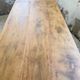 Cherry farmhouse table with spindle legs, 1950s