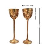 Bougeoirs en laiton danois du milieu du siècle (lot de 2)
