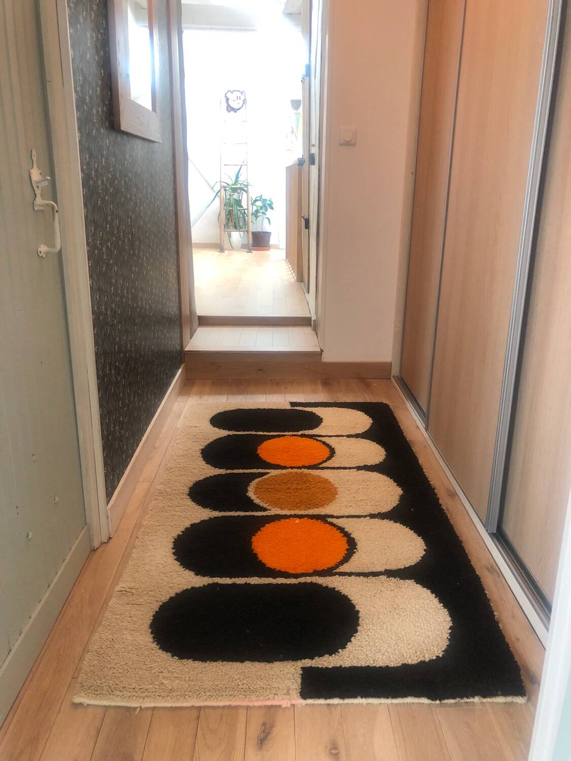 Space age vintage rug