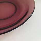 Amethyst Vereco hollow dish