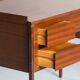 Vintage sleek mid-century desk by Gio Ponti for Dassi, Italy, 1960s