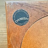 Vintage Danish mirror, teak frame