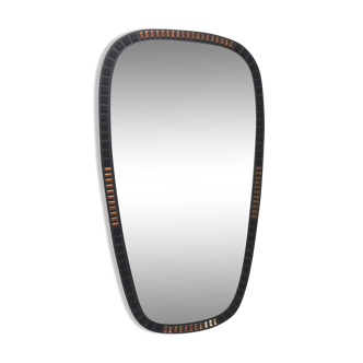 Oval mirror, Maison Duro Belgium 1966 - 96.5x54cm