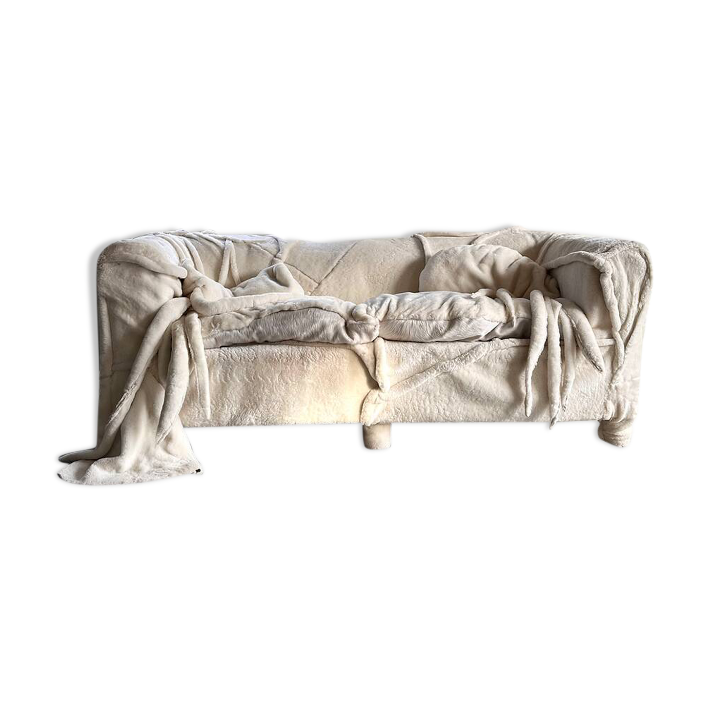 Vintage Sofa 'Octopus', upholstered by Carine Boxy, Belgium, 2024