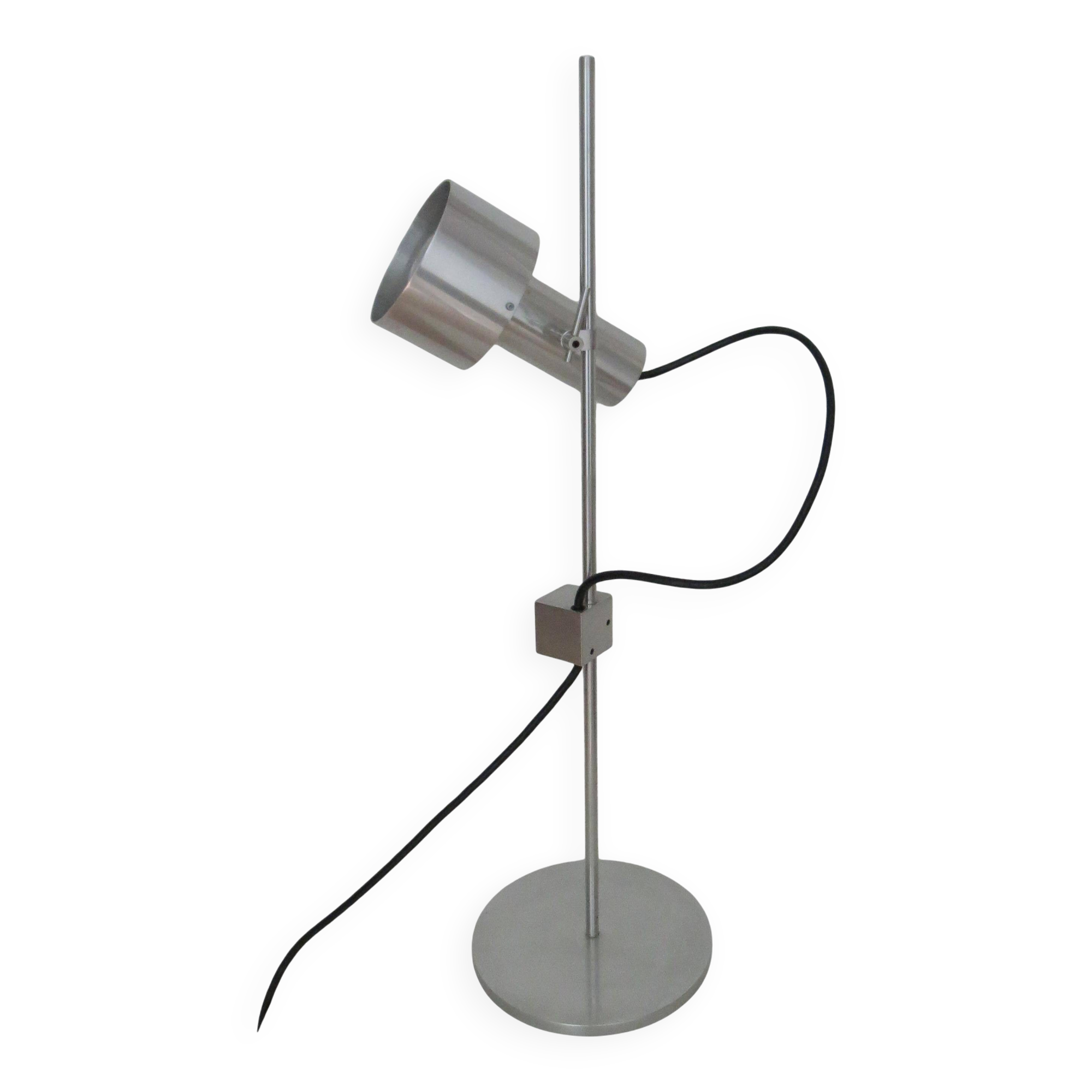 1960s desk lamp by Peter Nelson aluminium desk lamp mid century modern desk lamp