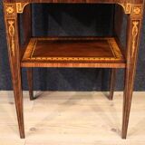 Pair of Louis XVI style inlaid bedside tables from the 20th century