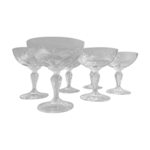 6 coupes à champagne