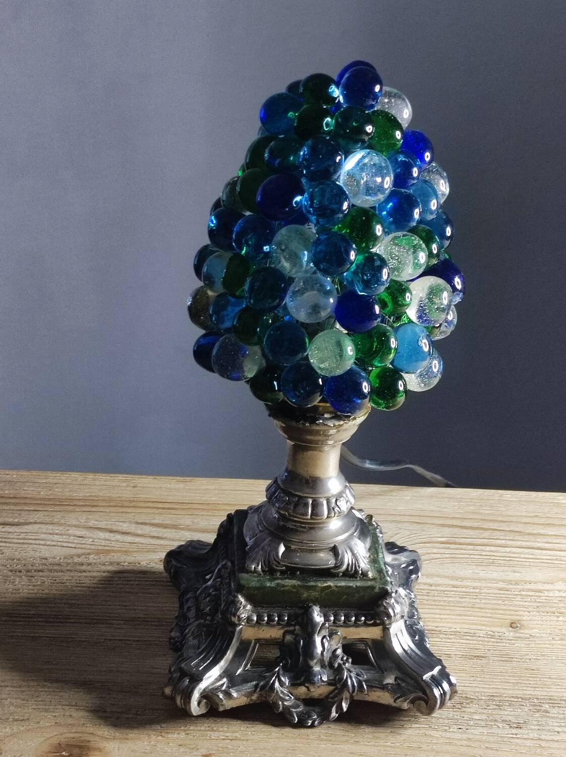 Grape lamp in Art Nouveau style