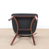 Suite of 4 Scandinavian chairs in Rio rosewood, Model Peter